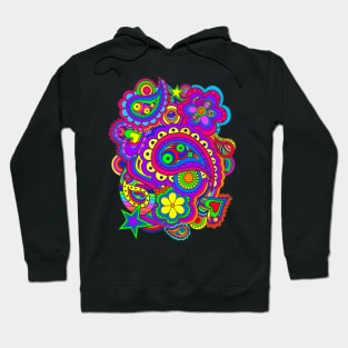 Psychedelic Hippie Design Hoodie